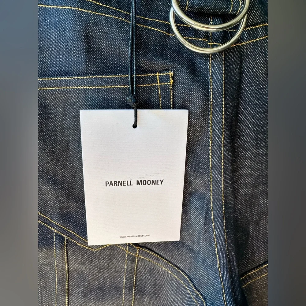 NWT Parnell Mooney Indigo 50 Panel Men's Dark Blue Jeans, 32